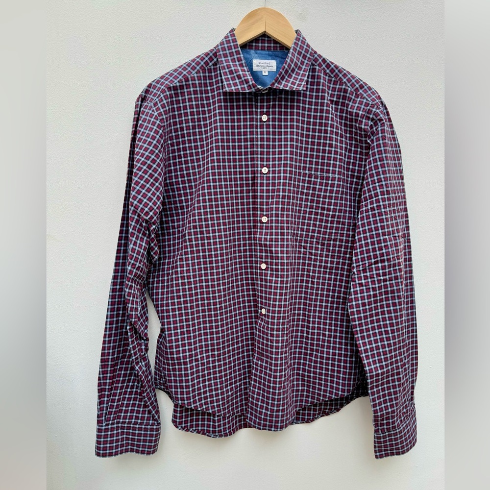 Men’s XL Hartford plaid long sleeved button down